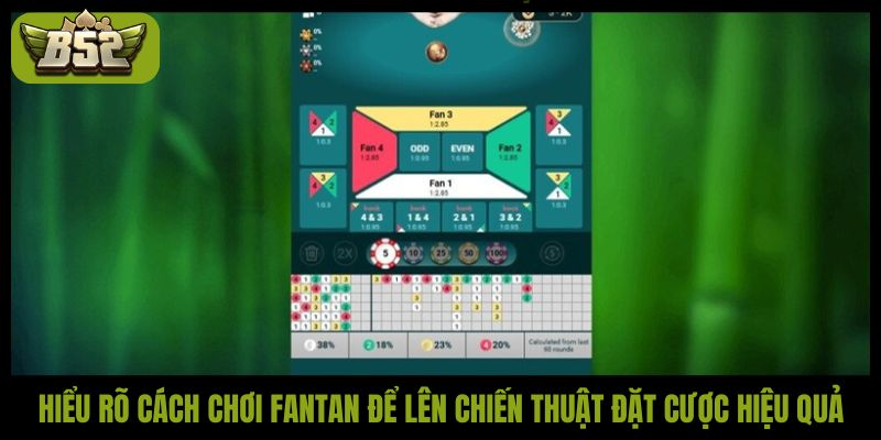 Hiểu rõ cách chơi Fantan để lên chiến thuật đặt cược hiệu quả